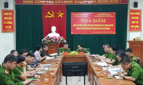 Công tác phòng, chống tội phạm vi phạm pháp luật trong lĩnh vực đa dạng sinh học trên địa bàn tỉnh Tuyên Quang